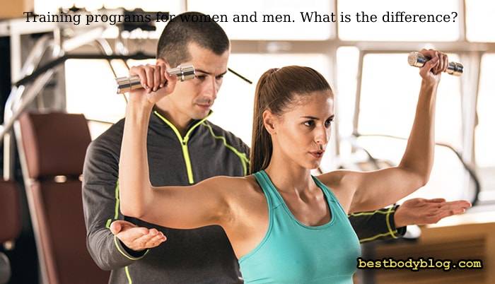 Training programs for women and men. What is the difference?